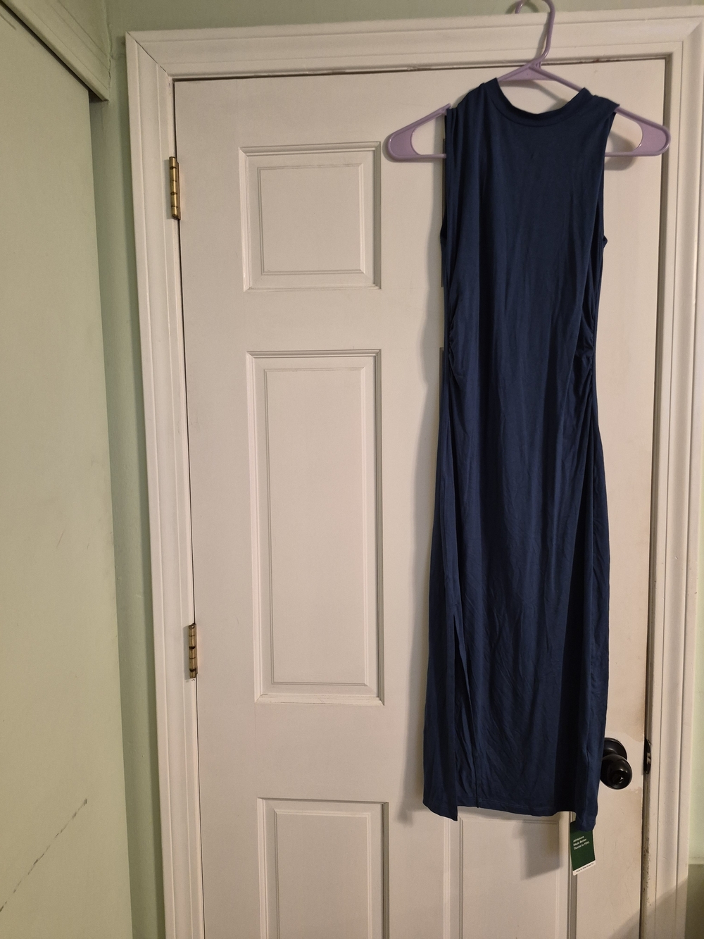 HALARA Sleeveless Maxi Dress in Navy Blue